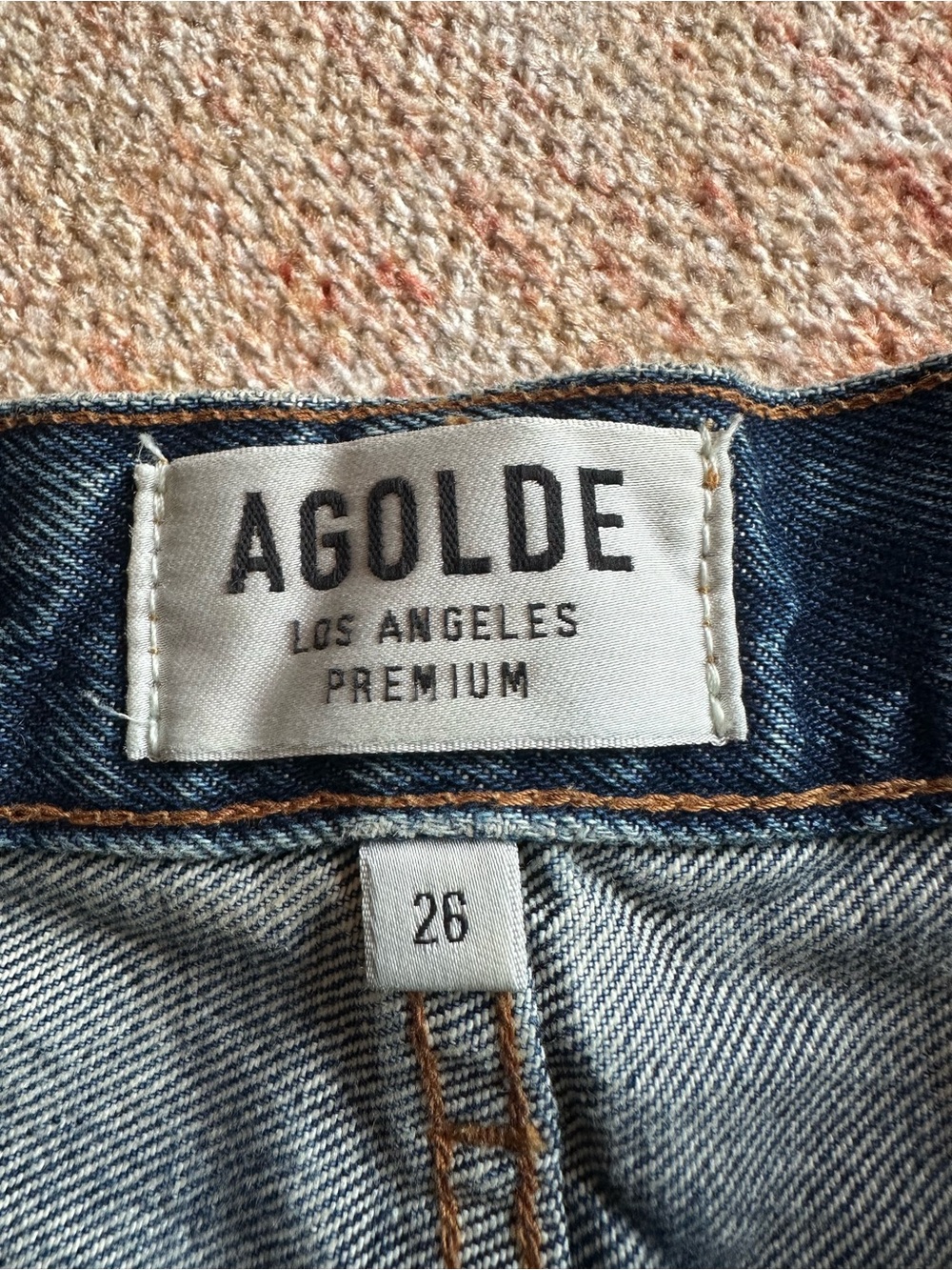 AGOLDE Parker vintage cut off short A026E-811 rocksteady wash Aritzia size 26 - Picture 3 of 10